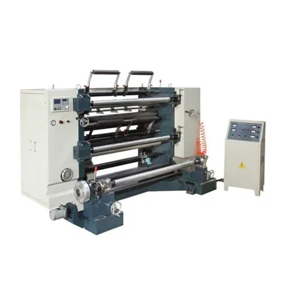 Papierrollen-Schneide- und Aufwickelmaschine