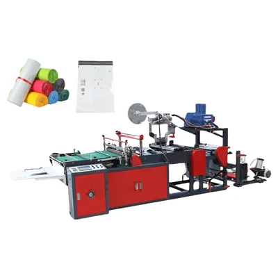 Maschine zur Herstellung von Kuriertaschen aus Kunststoff